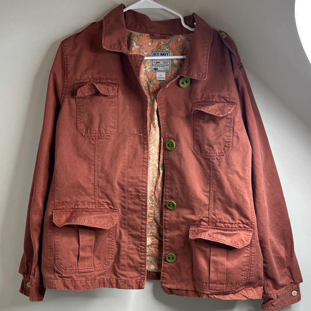 Old Navy Women's Terracotta Utility Jacket
